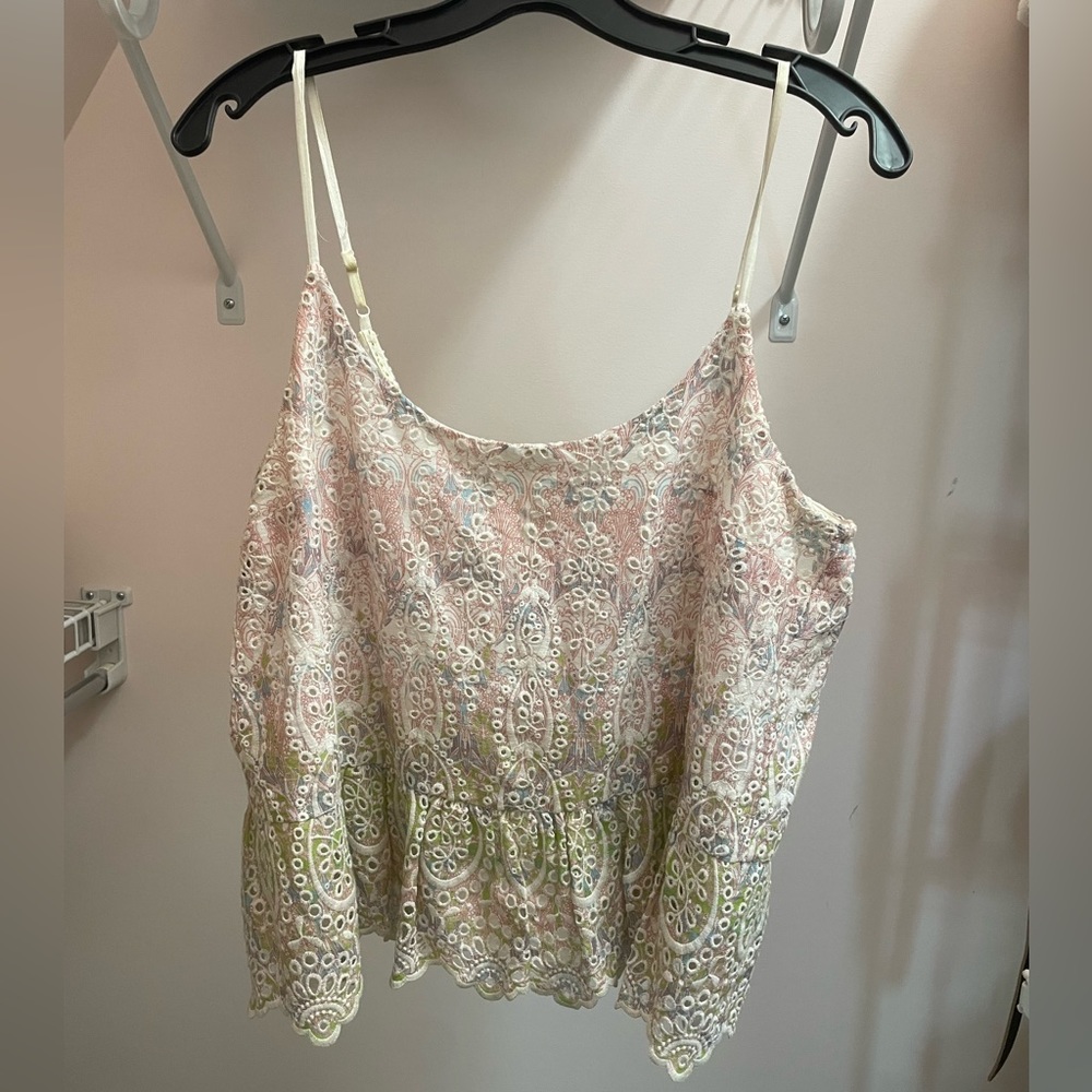 Anthropologie Feather Bone tank top